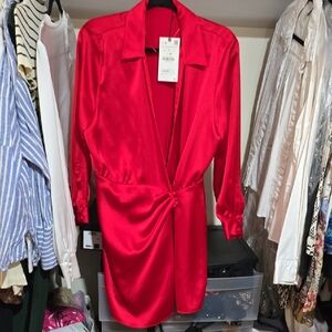 Zara Bold Red Blazer